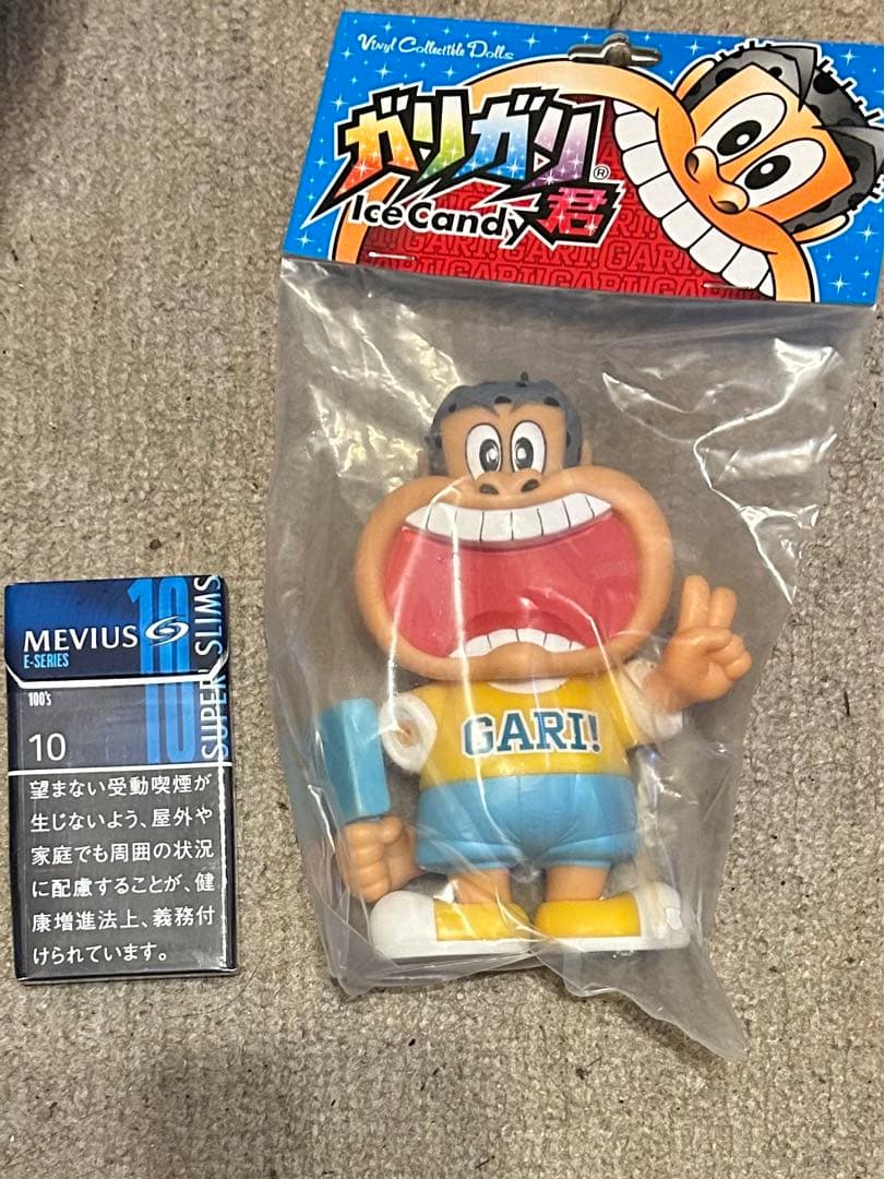 VCD ガリガリ君 ブルー ソフビ フィギュア