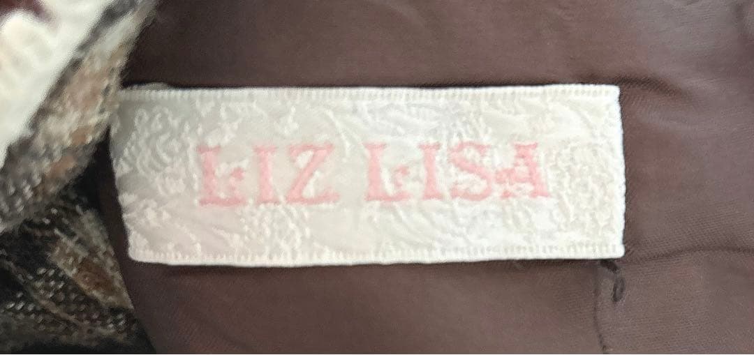 LIZLISA ジャンパースカート チェック柄