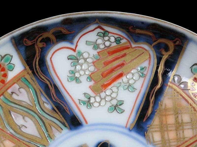 古伊万里 色絵 割絵 花の図 4寸皿 4枚 3164AS-CWu - メルカリ