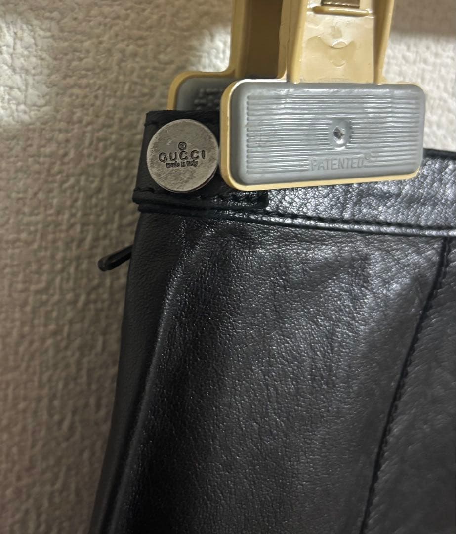 GUCCI グッチ レザー スカート