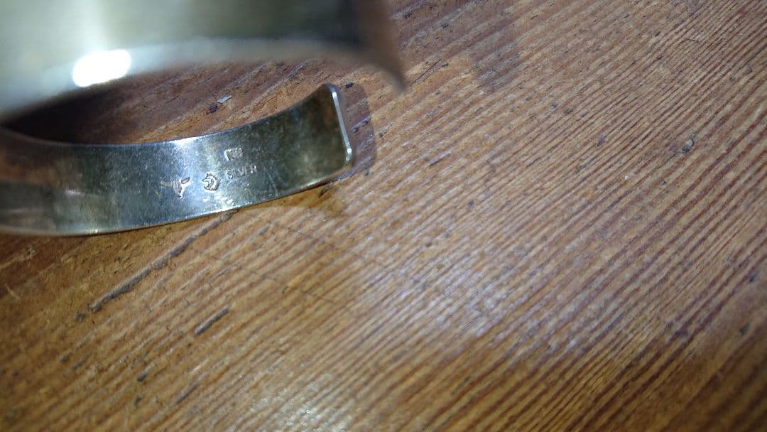 TADY &KING oldタイプ シルバー バングル 金色装飾