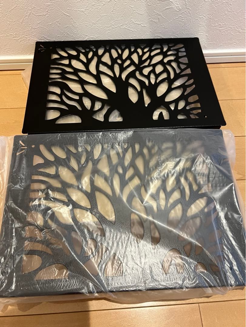 BLACK DESIGN アイアンプレート ツリー 2枚セット