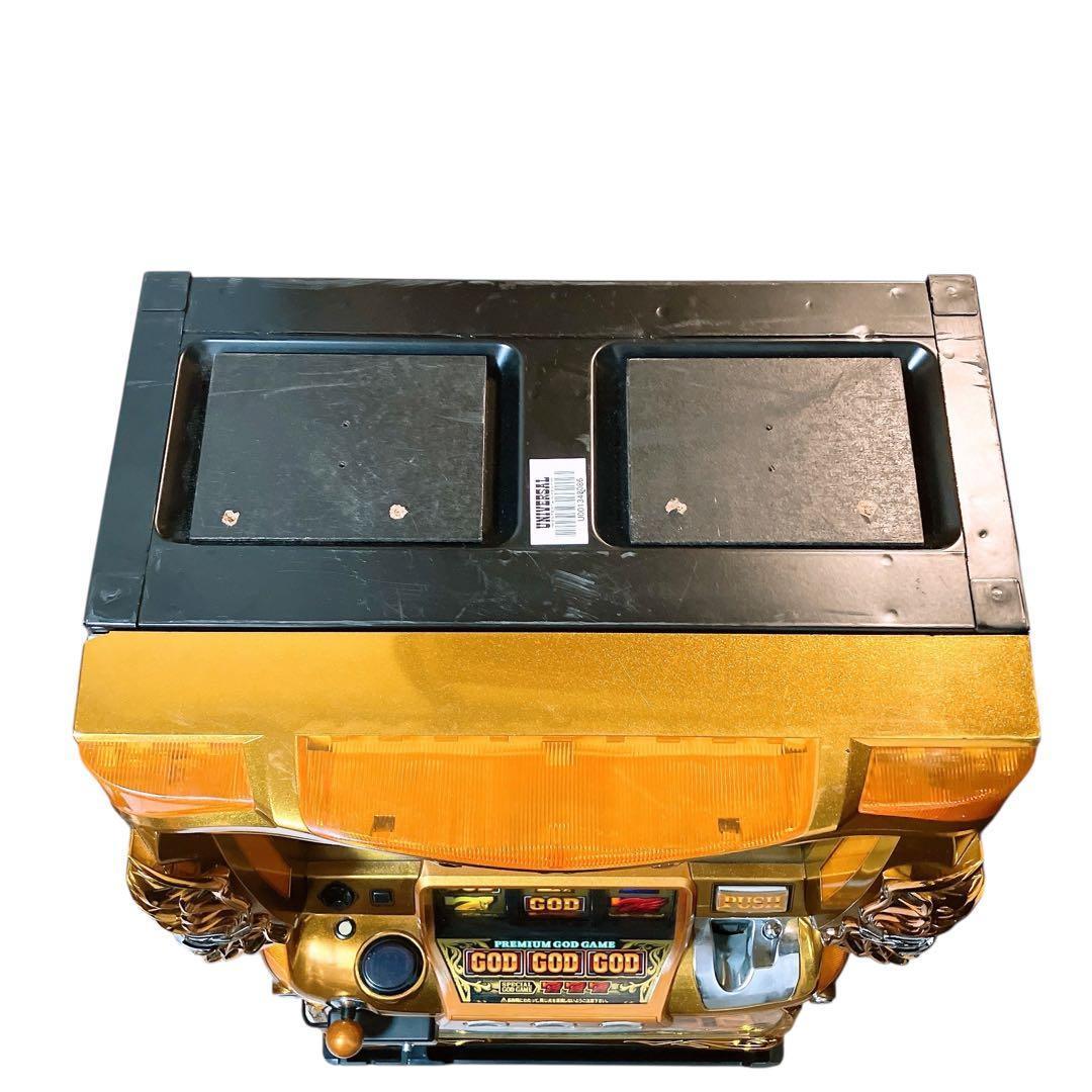 ミリオンゴッド 凱旋 スロットマシン コイン不要機 データカウンタ付き！