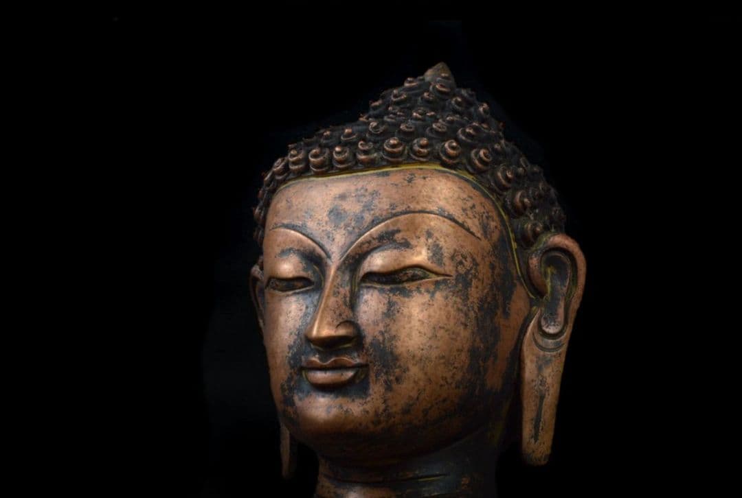 チベット特大仏像 高さ57cm 仏教美術 古銅 鍍金釈迦如来坐像(釋迦牟尼