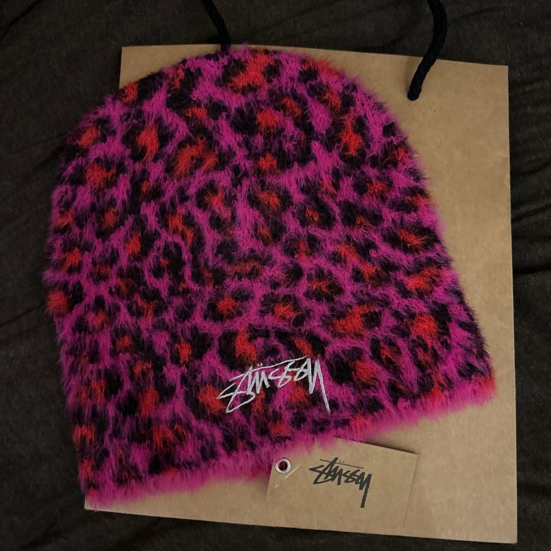 stussy SKULLCAP LEOPARD レオパード ビーニー ヒョウ柄 - メルカリ