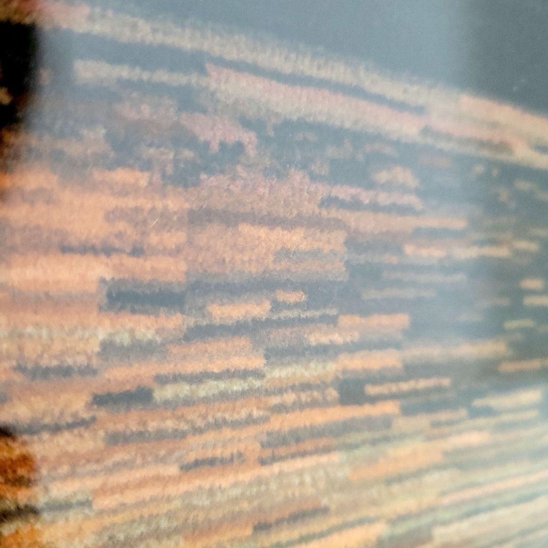 ペルシャ絨毯 タブリーズ産 プレーベル アミンザデ 額入り インテリア 壁掛け