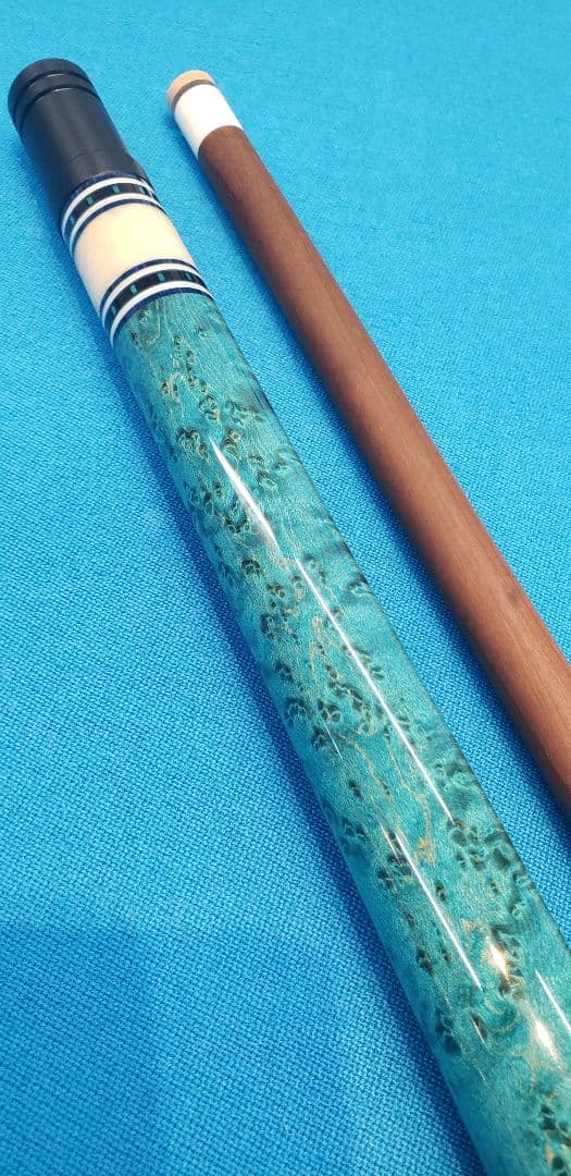 新作　早川工房カスタムキュー　ブルー