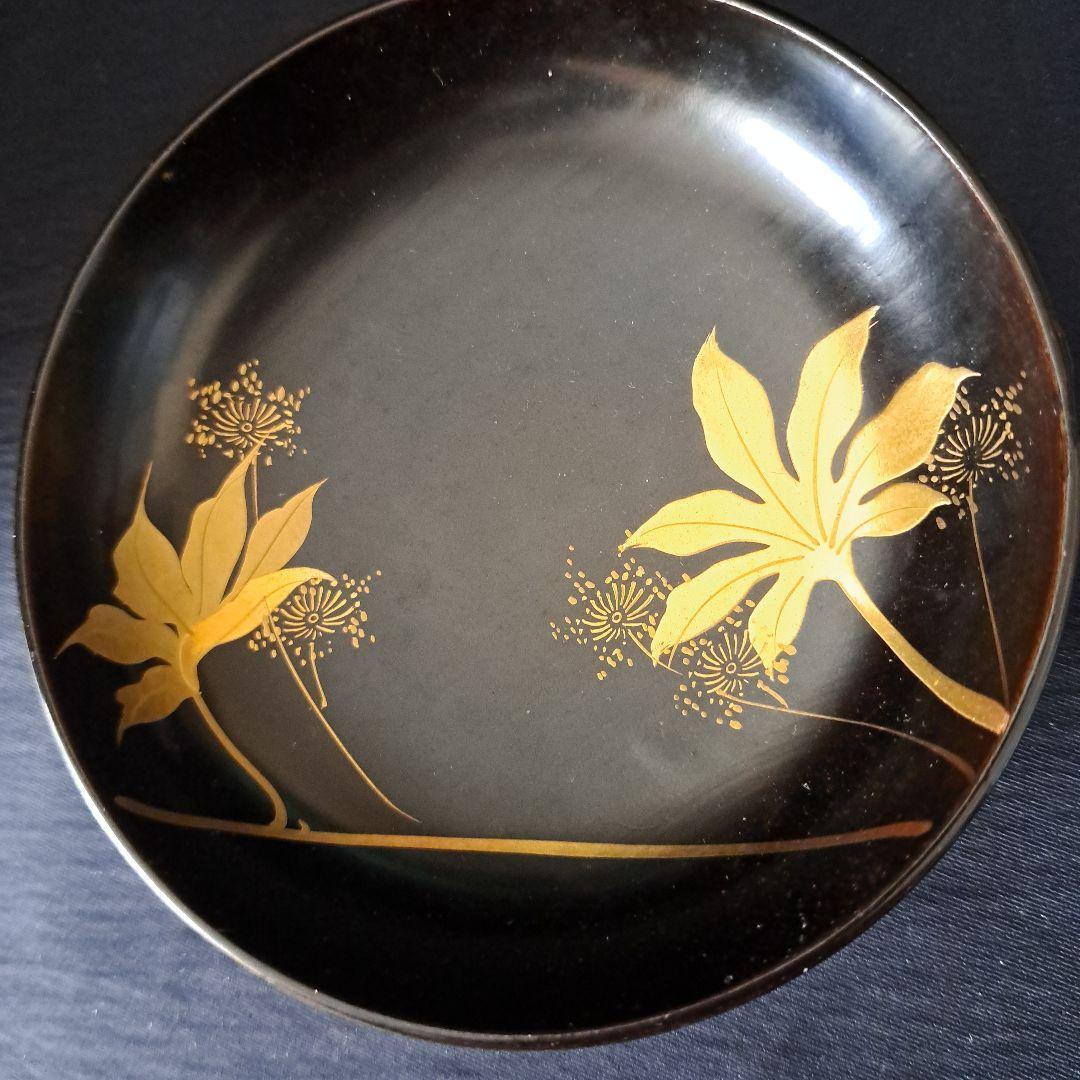 「輪島のお椀(わん)をお正月に！」金蒔絵(きんまきえ)漆器 4客セット 骨董アン