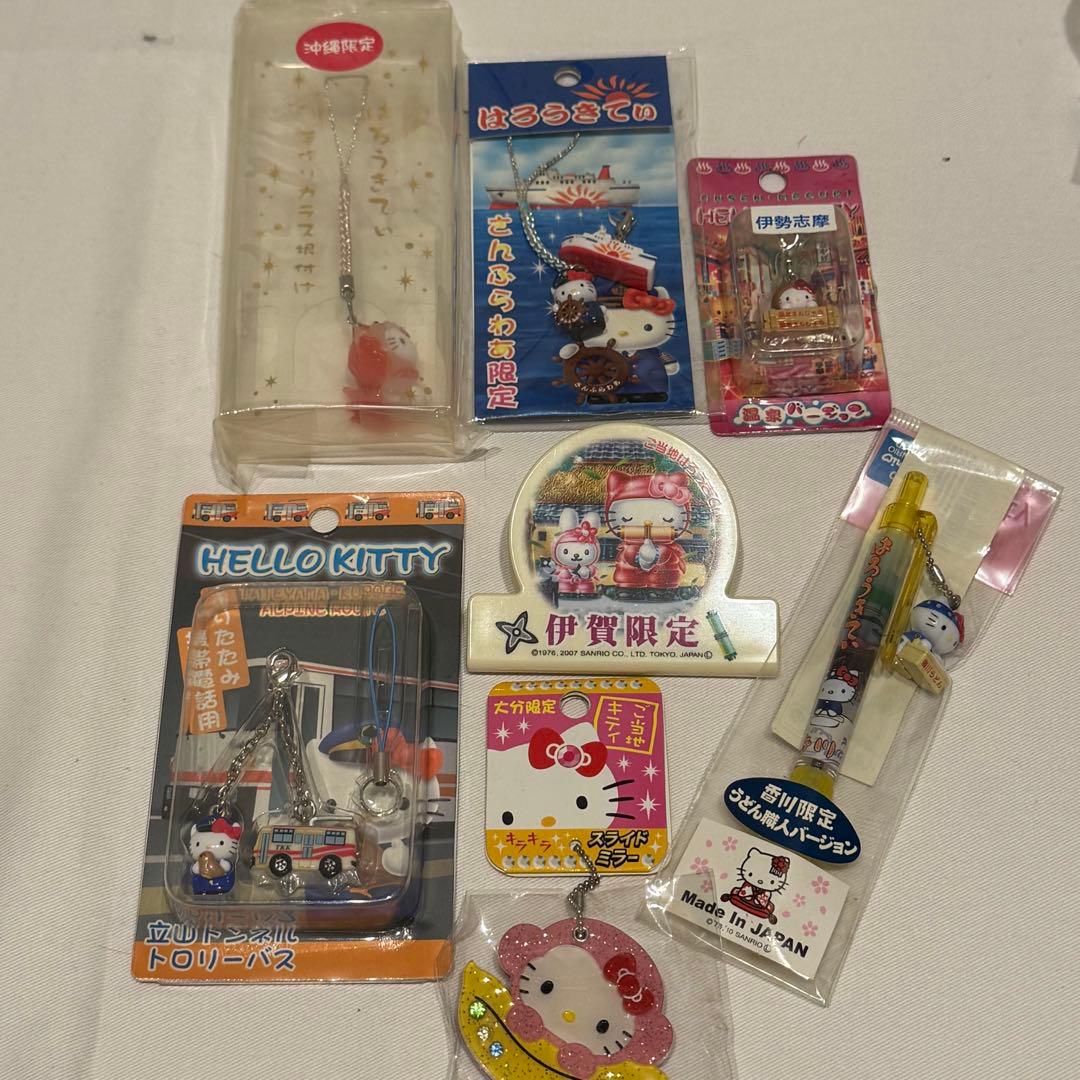 ご当地キティストラップなど100個セット