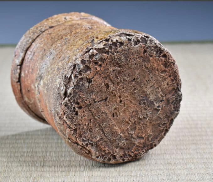 824）✿特価☆有田焼☆金武自然作☆青海波彫山水画水差【木箱入】破魔