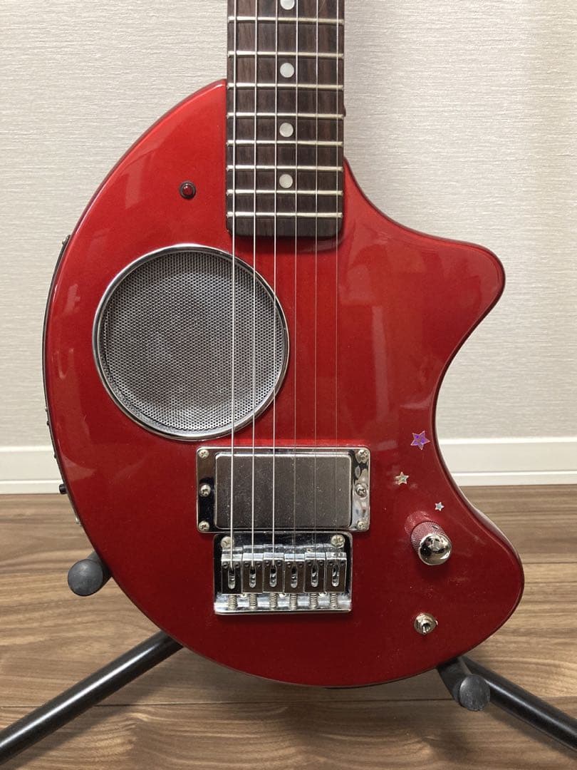 美品 FERNANDES DIGI-ZO 赤 ZO-3 電源アダプター付き