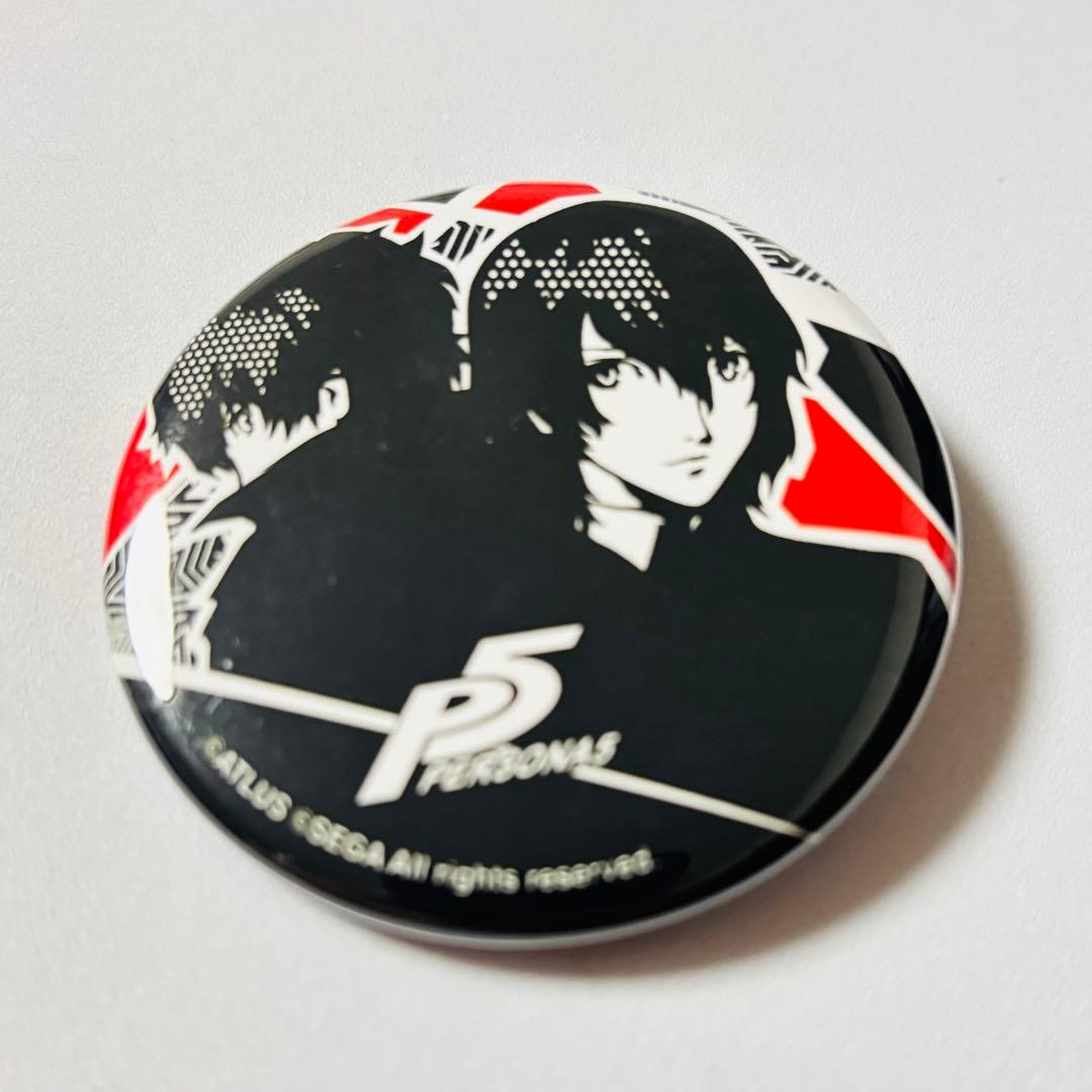 ペルソナ5 トレーディング缶バッジ コープ ver 明智吾郎 クロウ