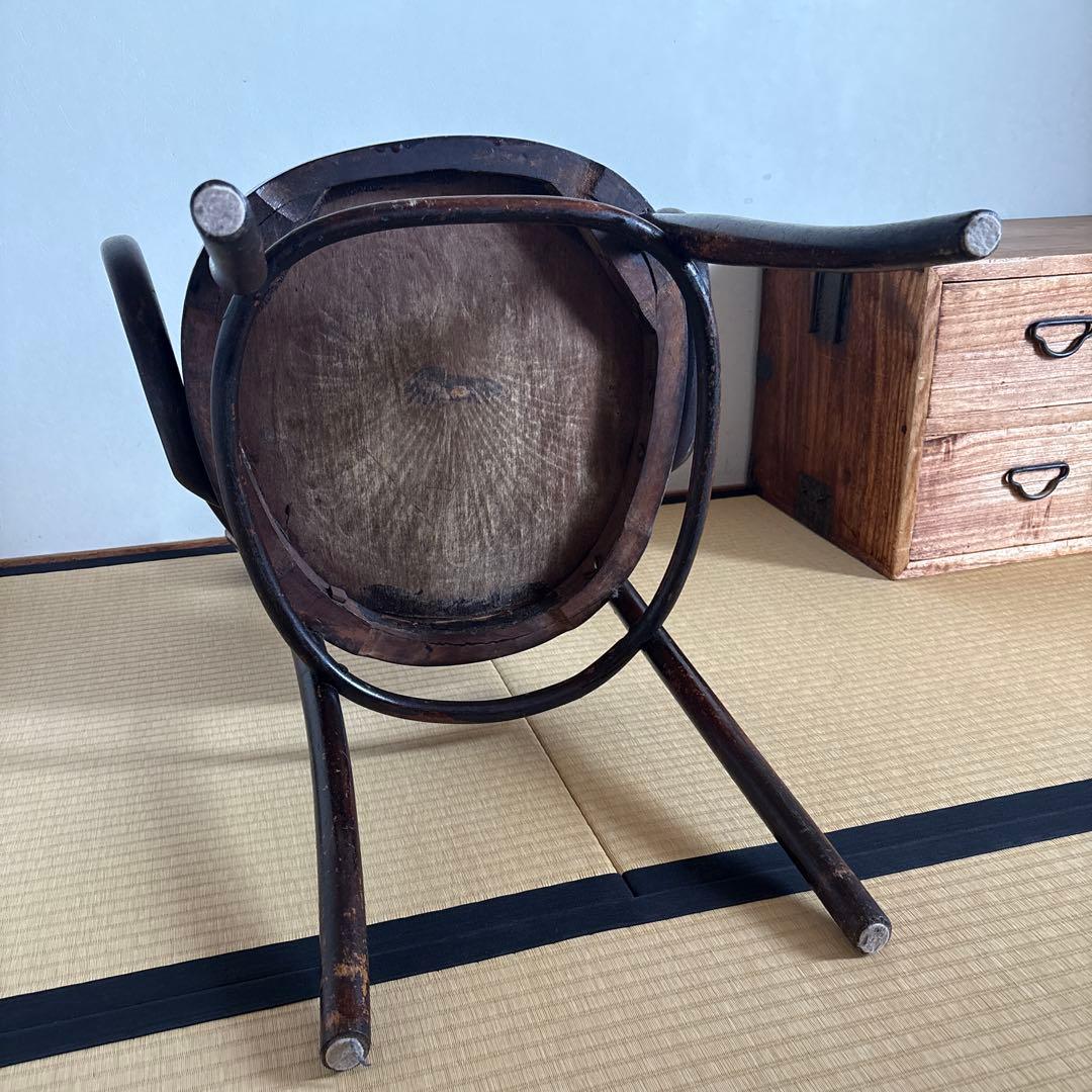 ベンドウッドアームチェア○曲木木製チェア○希少品J &J.Kornビーチ