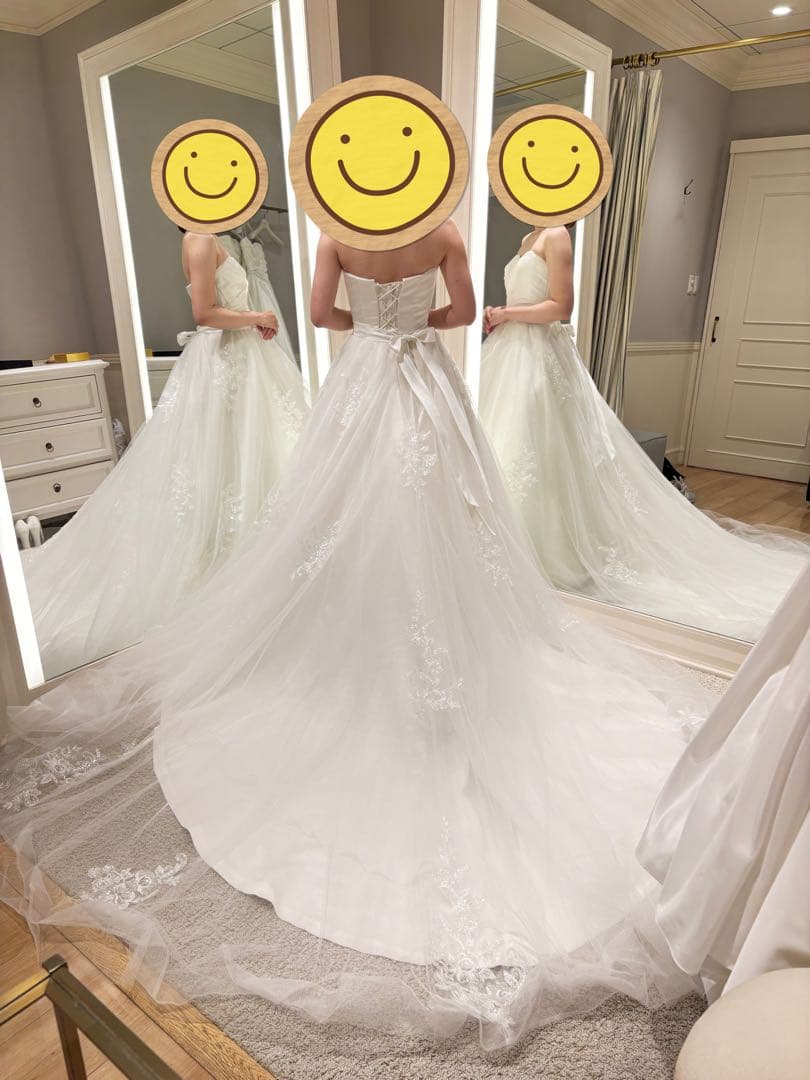 【美品】アールイズウェディング WAW-076 オーバースカート