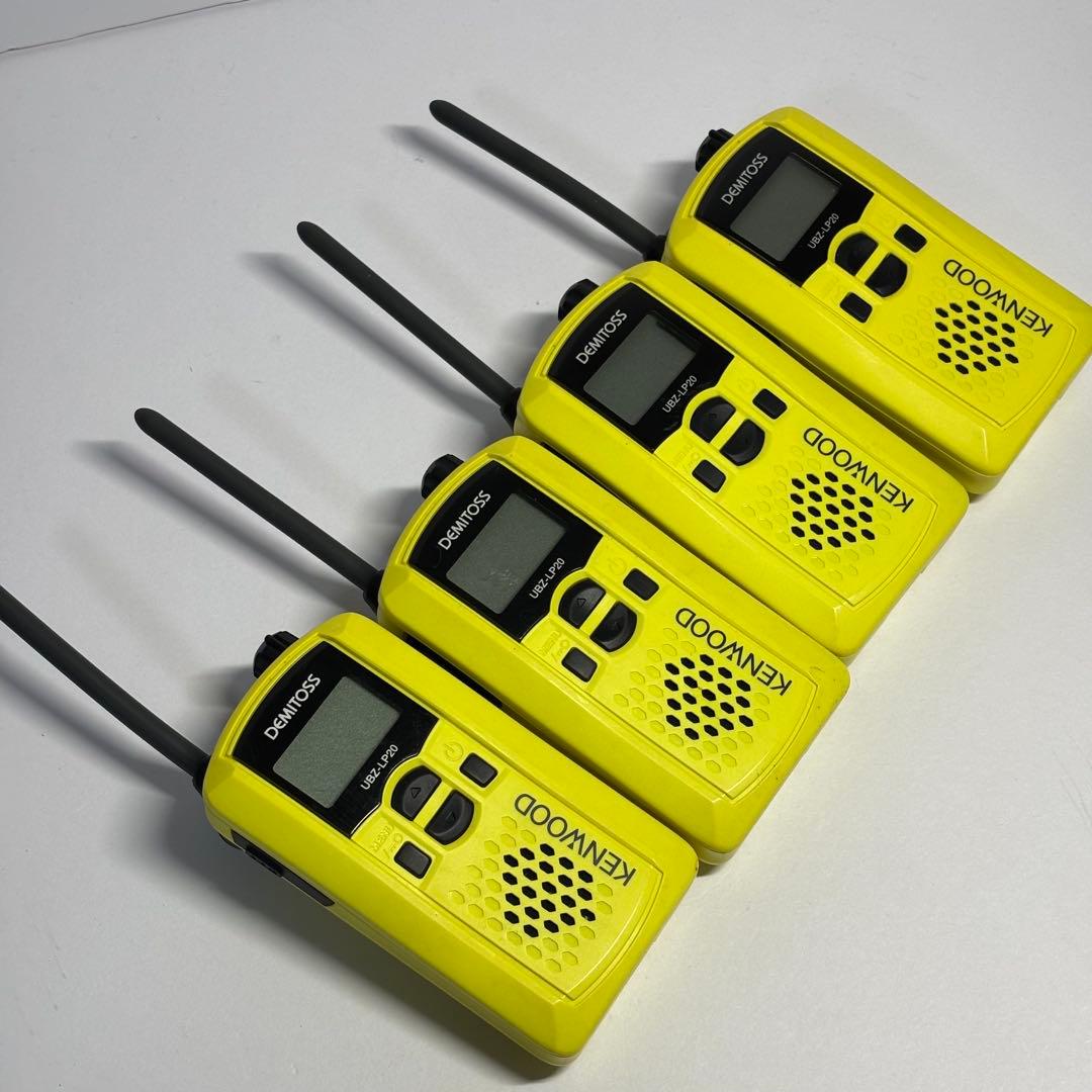 KENWOOD UBZ-LP20 トランシーバー インカム 4台セット アマチュア無線