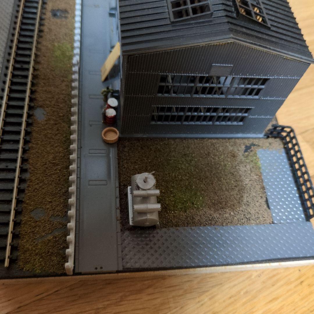 Nゲージ情景電車車庫