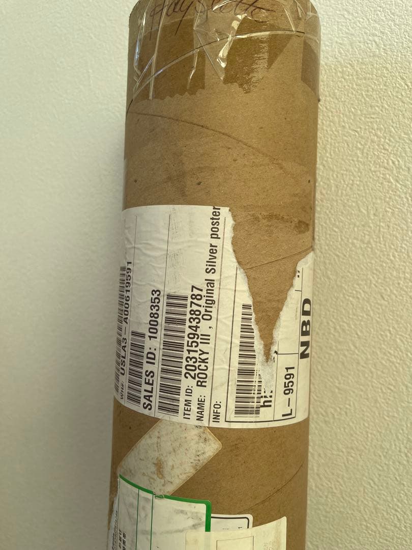 最終価格】 ROCKY III 映画ポスター オリジナルシルバーポスター
