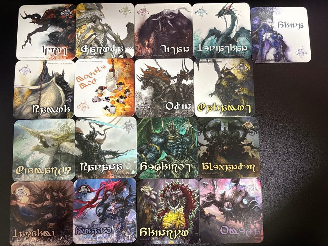 ☆エオルゼアカフェ コースター 75枚セット FF14 FFXIV エオカフェ