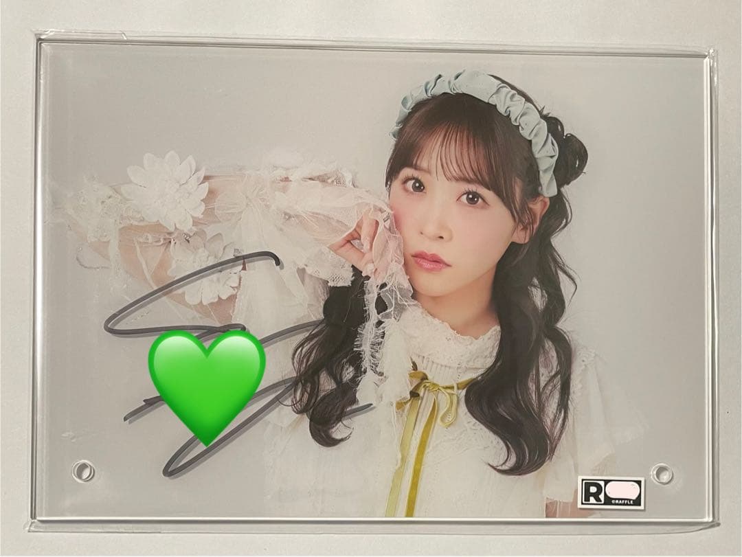 櫻井優衣 FRUITS ZIPPER 直筆サイン入りアクリルパネル 2025年最新