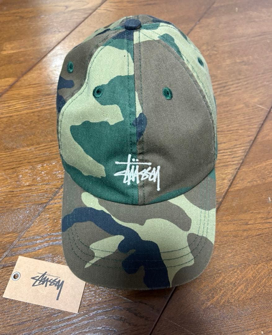 stussyカモフラージュ 迷彩 キャップ - メルカリ
