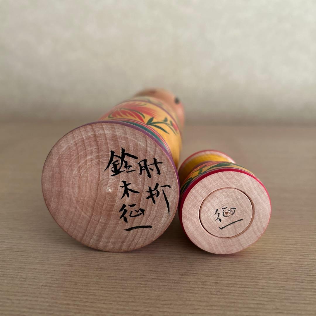 鈴木征一工人 こけし 【ガラ入り子持ち髷こけし】 - メルカリ