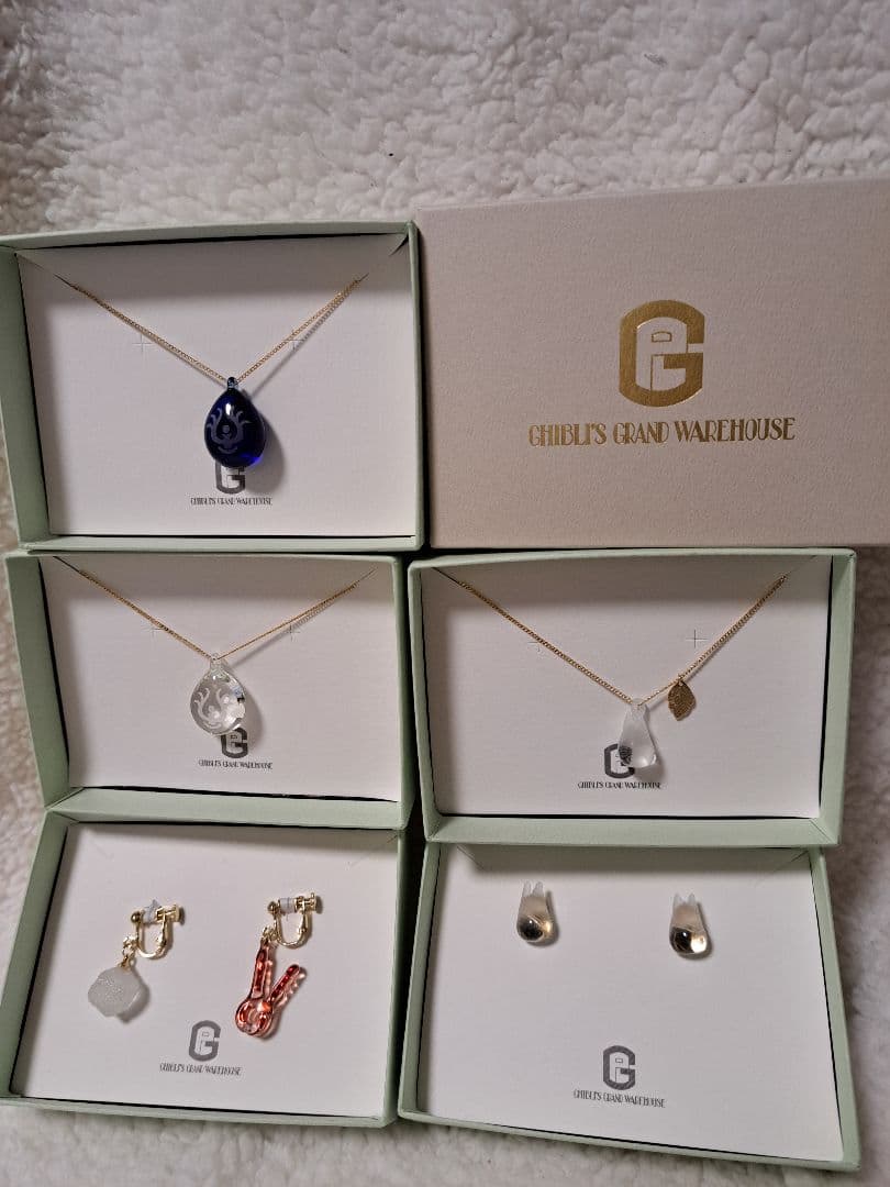 ジブリパーク HARIO ネックレス クロスケ まっくろくろすけ ジブリ