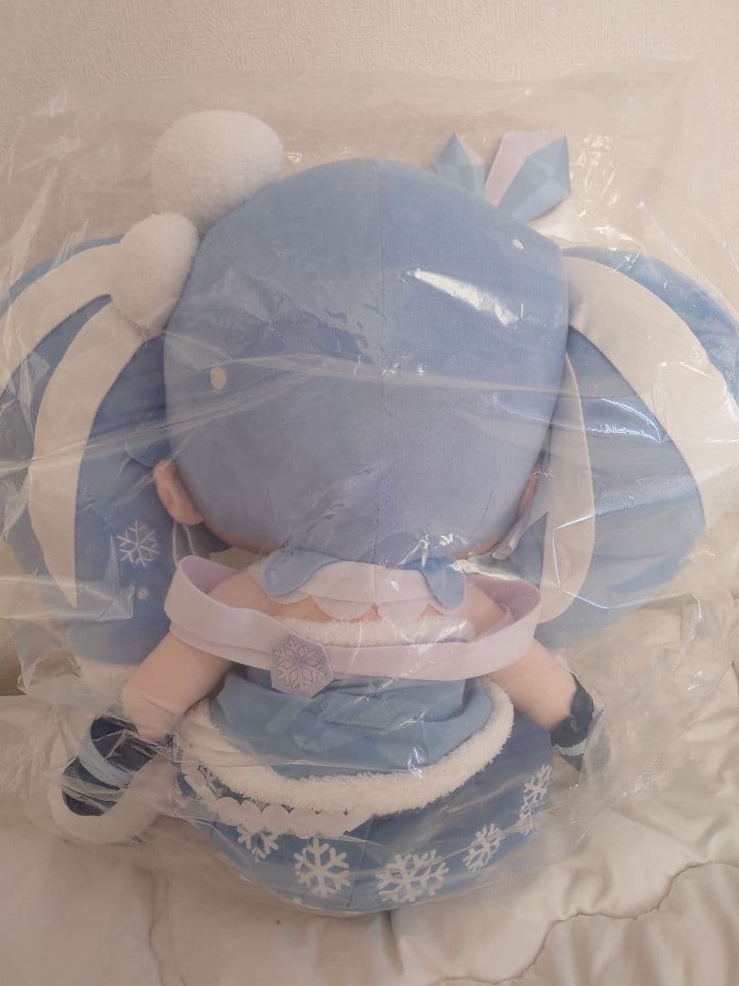 (特典付き)雪ミク2025ふわぷちどでかジャンボぬいぐるみ 初音ミク