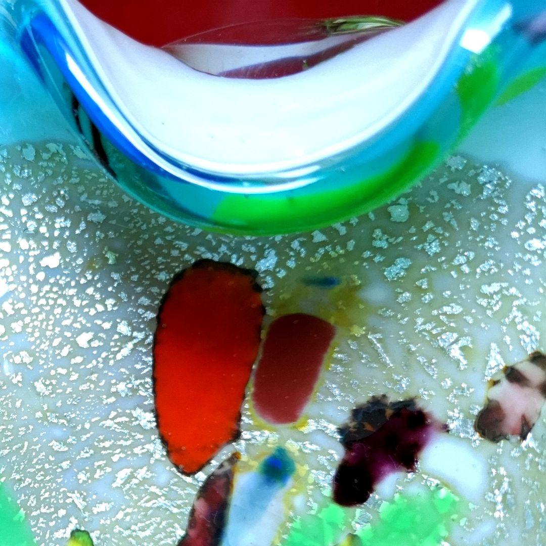 60's ヴィンテージ ベネチアンガラス ムラーノ 手吹き工芸品