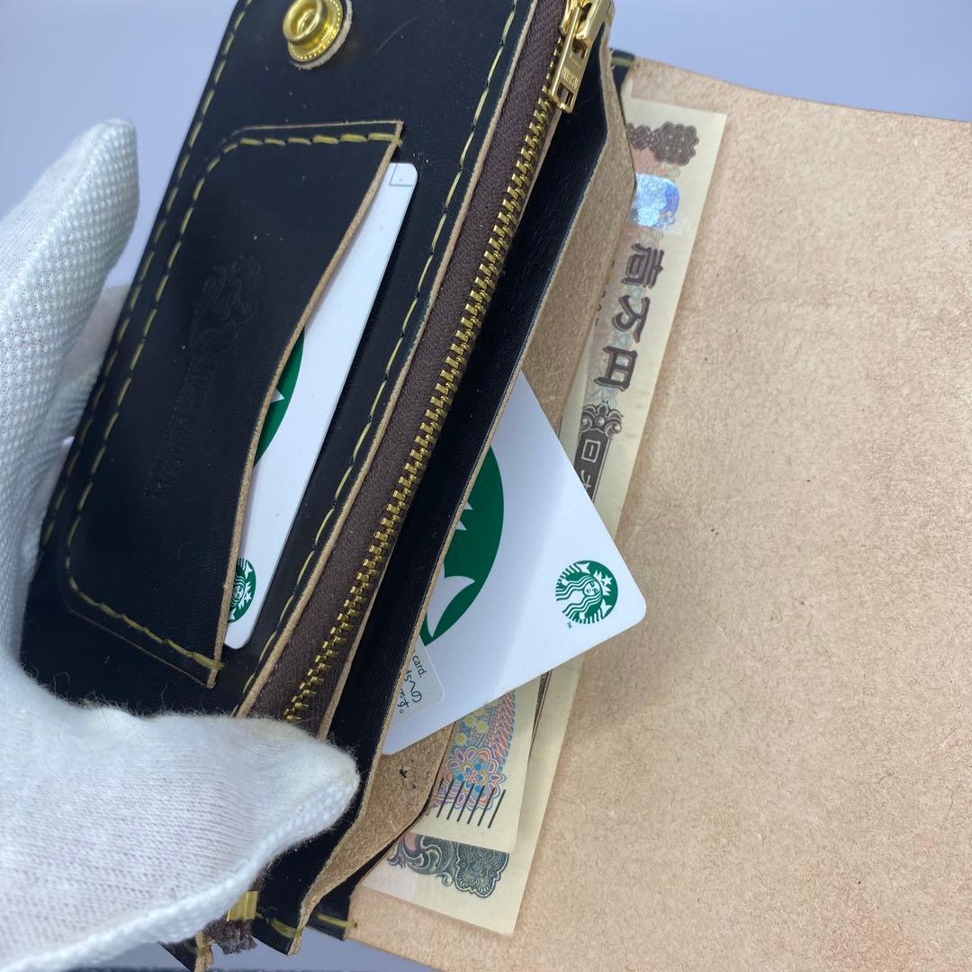 【ハンドメイド】本革 ロング トラッカーウォレット マチあり/小判かん