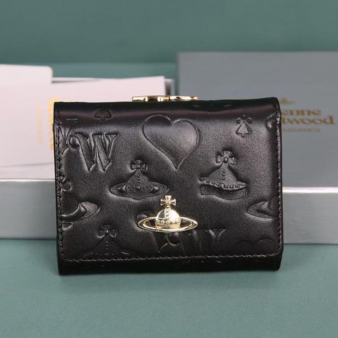 美品Vivienne Westwood 三つ折り財布 黒