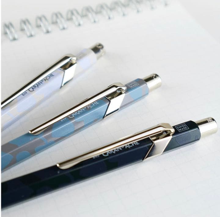 蔦屋書店の選具】カランダッシュ849 ボールペン 黒&白&グレー新品3本