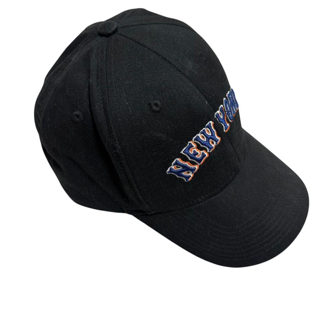 90s Nike NEW YORK ベースボールキャップ ブラック - メルカリ