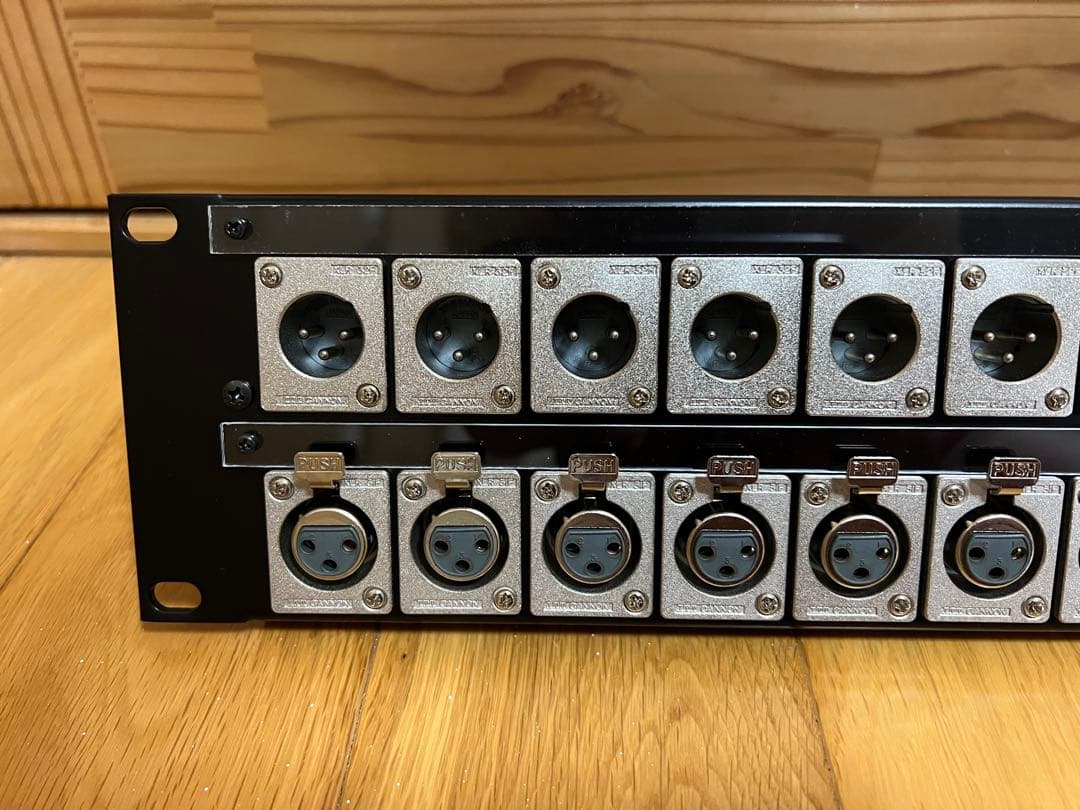 パッチパネル XLR/ITTキャノン・パッチ盤/パッチベイ