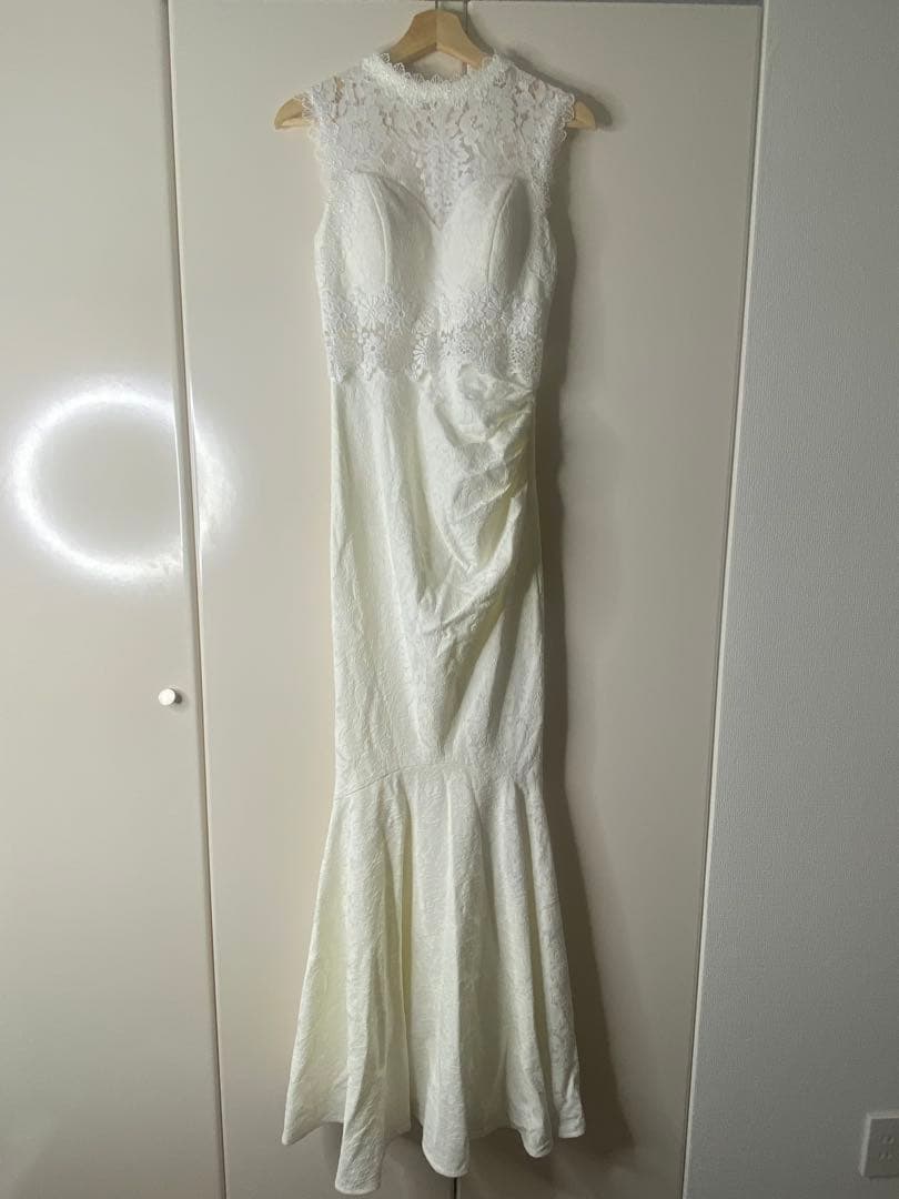 【Sugar】ホワイトレースマーメイドドレス