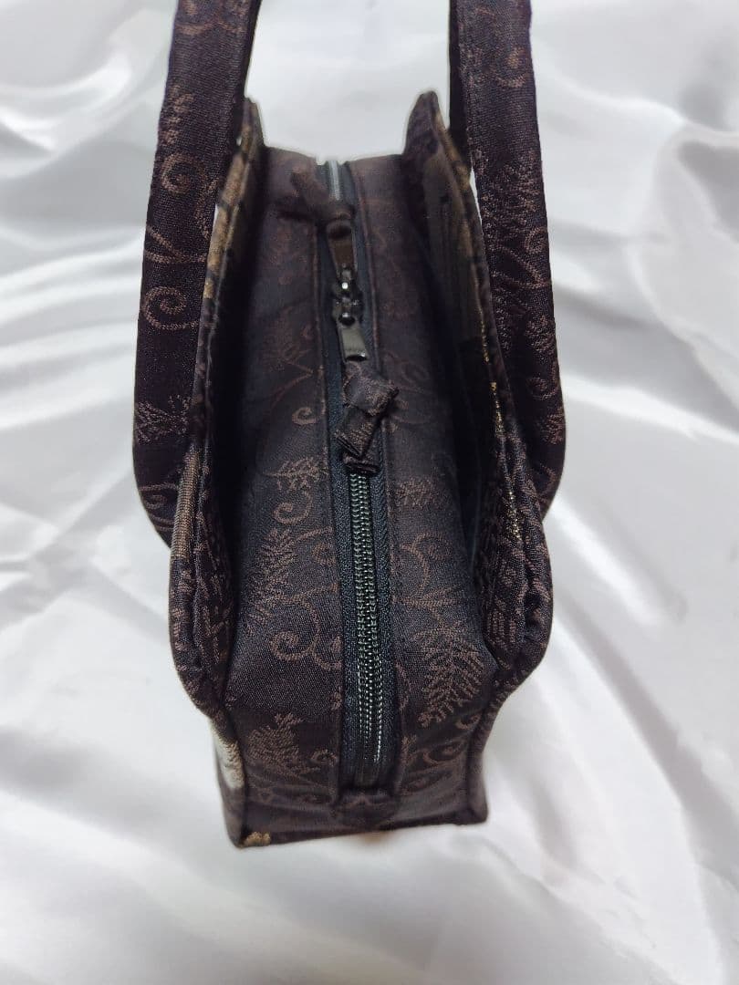 焦茶の源氏香　利休バッグ