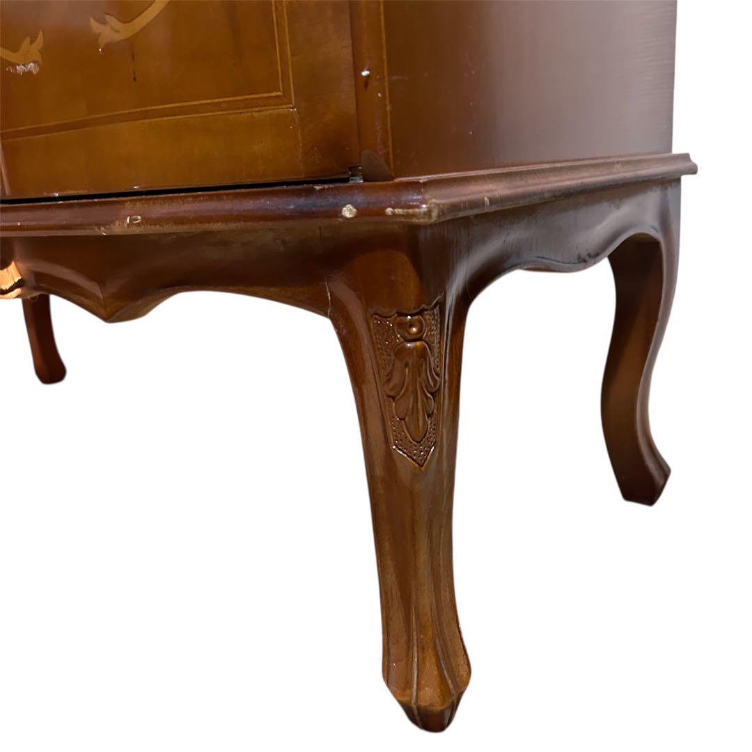 イタリア 家具タロッコ社象嵌デザイン 猫足 ヴェローナ キャビネット