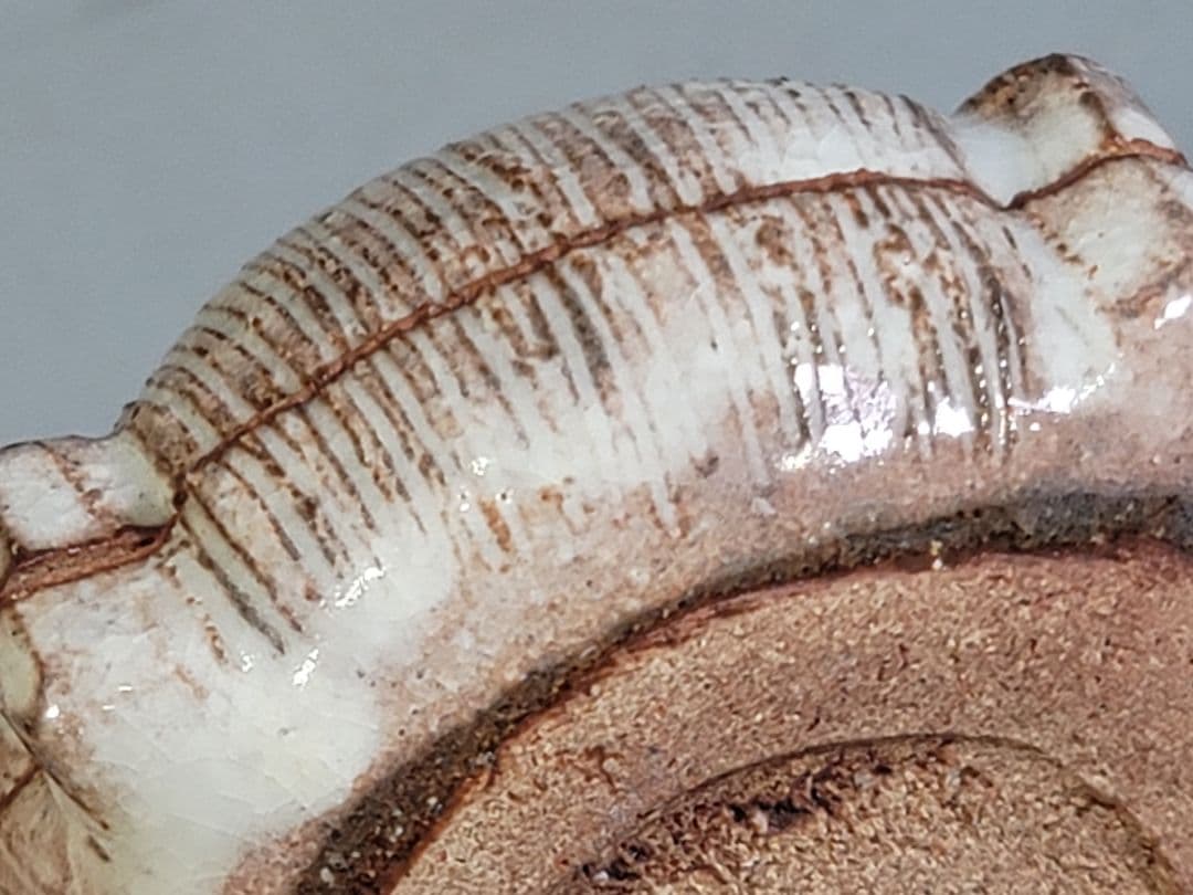 DT538 萩焼 十二代 田原陶兵衛 糸巻き 香合