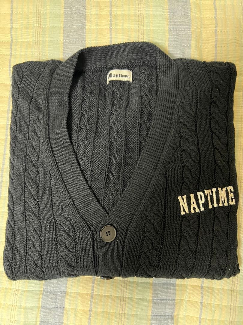 NAPTIME ニットカーディガン－BLACK