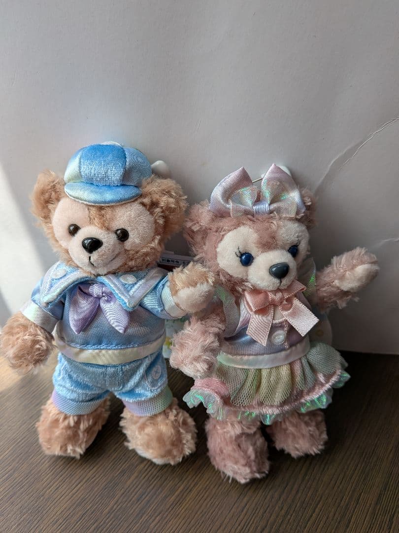 カラフルハピネス20周年 ダッフィー&フレンズ　 ぬいぐるみバッジ 7点セット