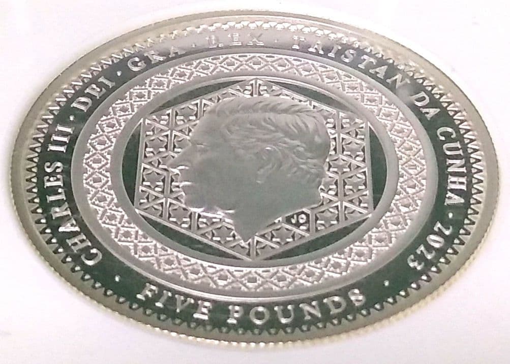 2023 チャールズ三世 戴冠記念 2oz £5 銀貨 NGC PF70UC