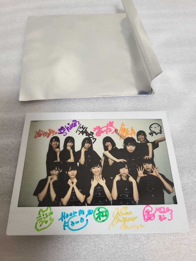 22/7 ナナブンノニジュウニ ナナニジ サイン入りチェキ