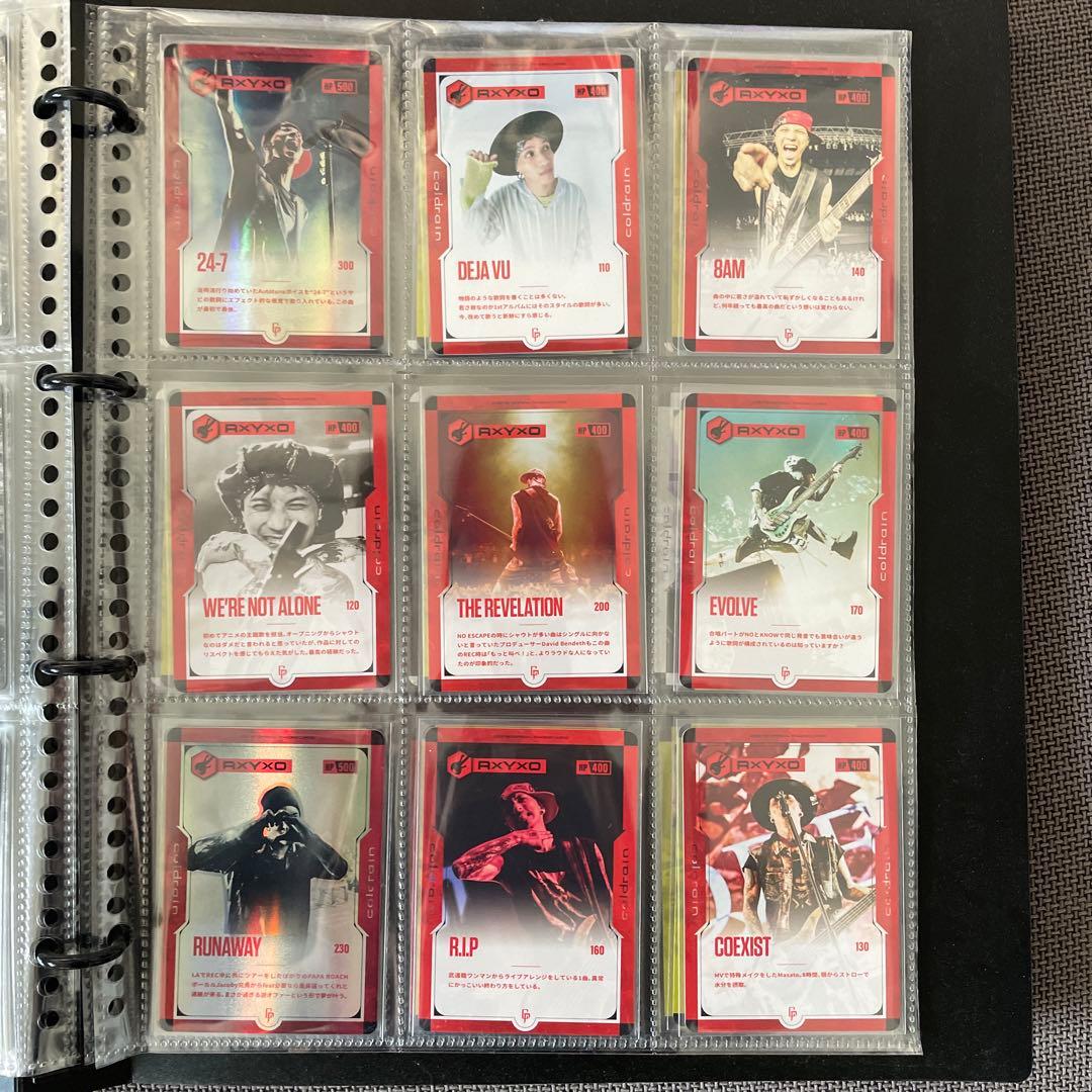 coldrain トレカ コンプリートセット - メルカリ