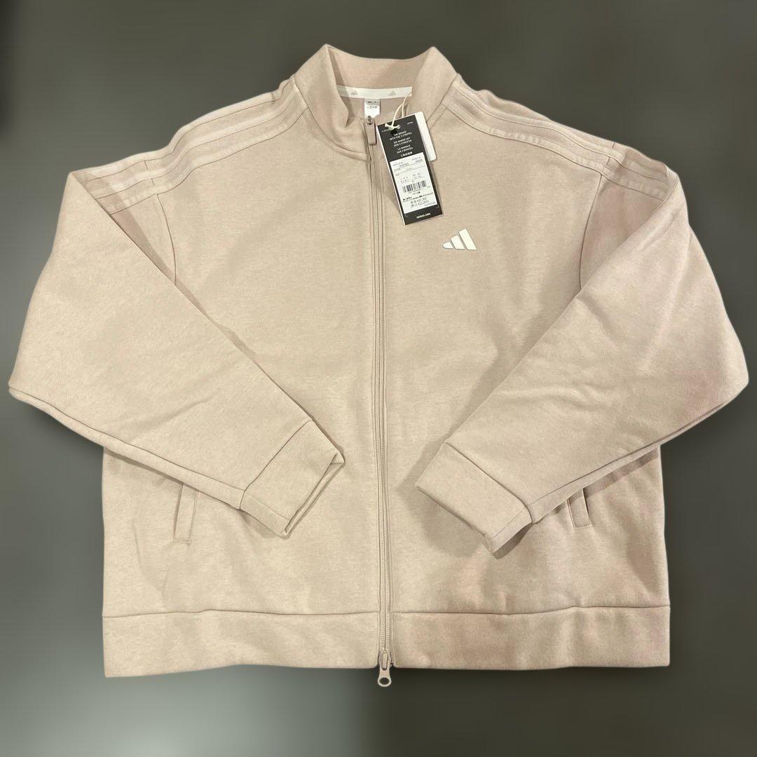 アディダスゴルフ　長袖トレーナー&スカート裏起毛セットアップ　スリーライン