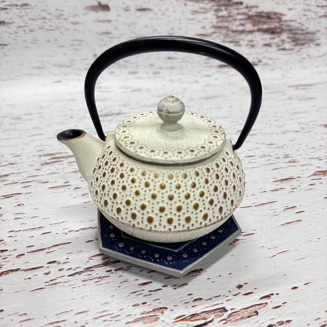 南部鉄瓶 岩鋳造小ぶりな鉄瓶【極上品】囲炉裏 お茶道具 南部鉄瓶 岩