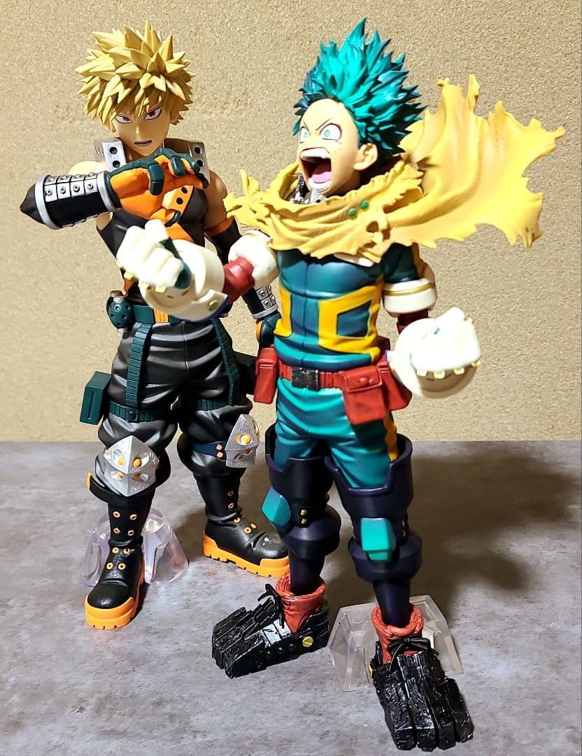 僕のヒーローアカデミア 一番くじ 緑谷出久 爆豪勝己 フィギュア セット