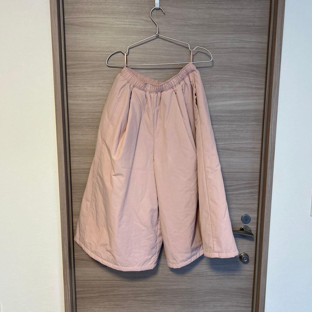 MACHATT 25AW パファーキュロットパンツ ピンク