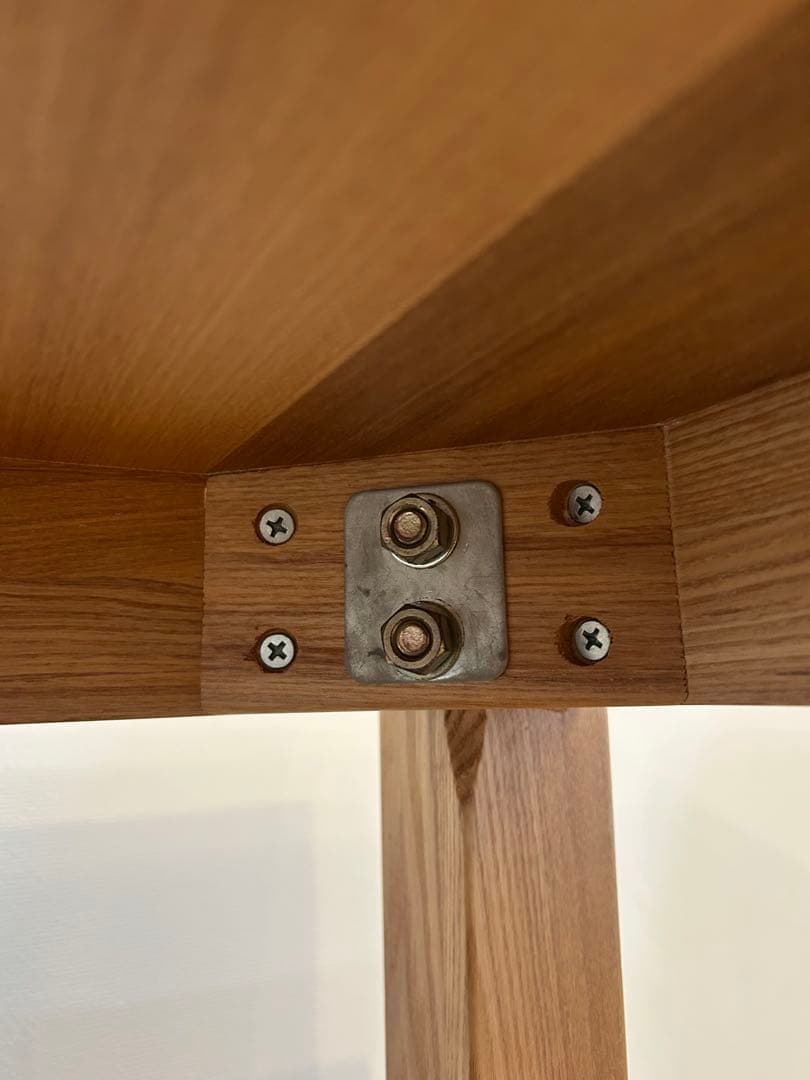 無印良品　希少廃盤　ダイニングテーブル　タモ材