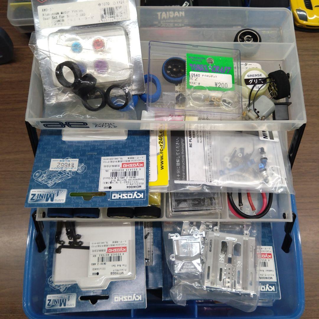 ミニッツ　ラジコンカー6台とバイク、ホイールセット