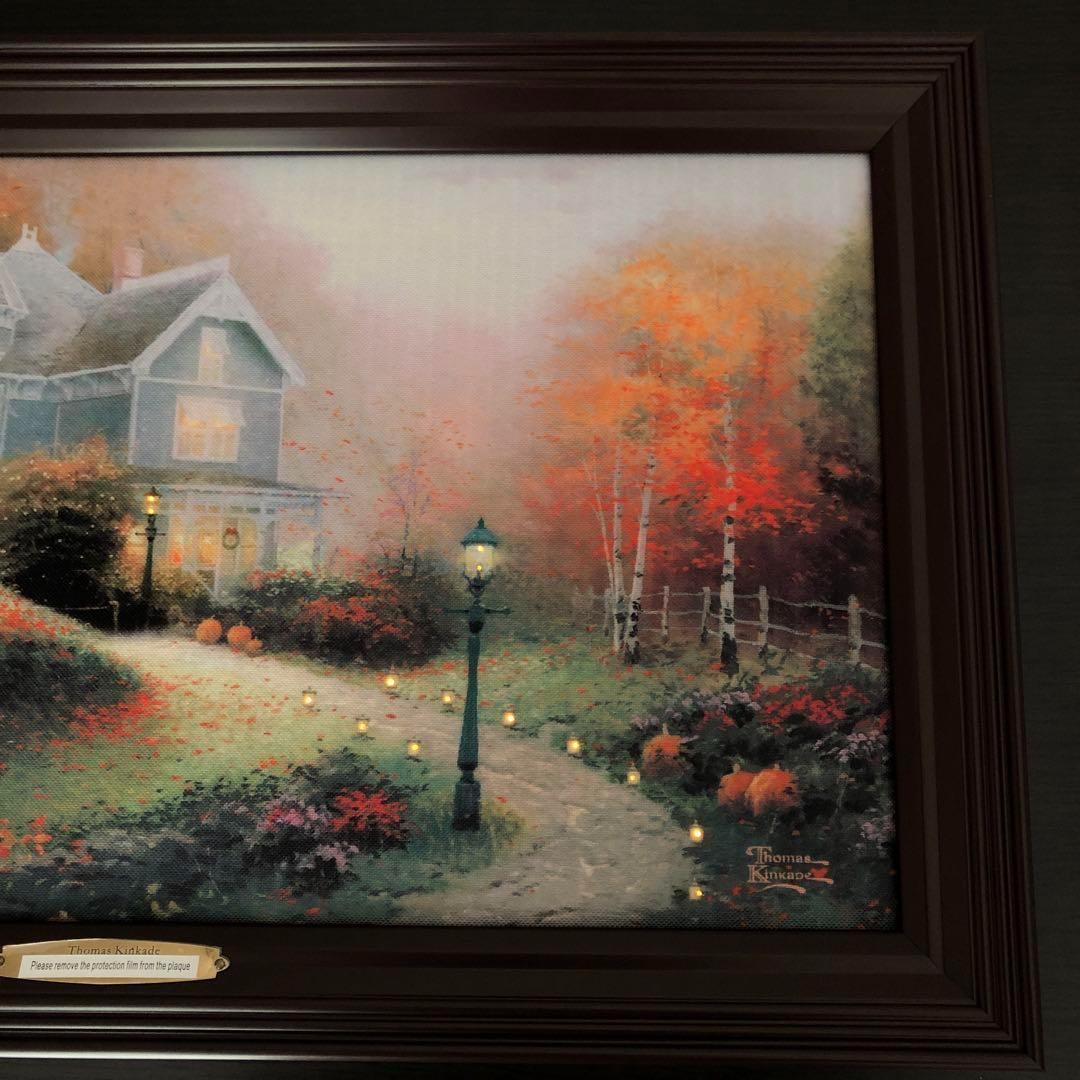 新品 トーマスキンケード 絵画 ライトアップ 光る イルミネーション 海外 秋