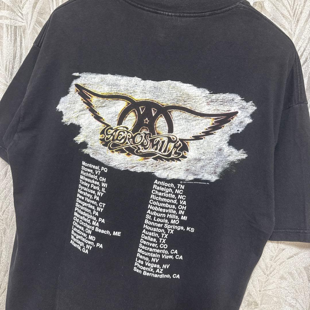 90s エアロスミス ヴィンテージロックTシャツ 93年オフィシャル